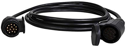 ProPlus 343528 Verlängerungskabel 5M mit Stecker und Steckdose 13-polig