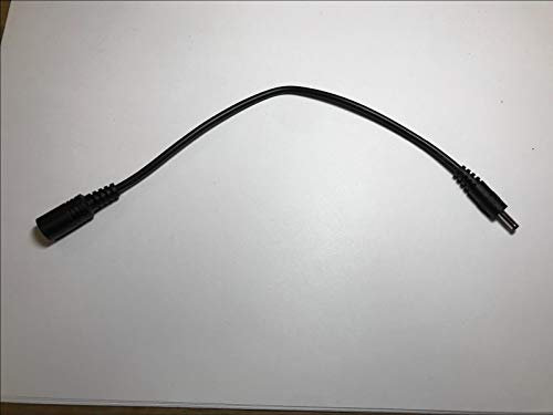 Replacement for 5.5mm x 2.1mm to 3.5mm x 1.3mm DC Extension Wire Lead Convertor Cable