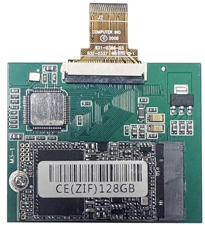 128GB SSD for iPod Classic 6th 7th iPod Video 5Gen 5.5th Replace HS081HA MK8010GAH MK8022GAA MK1634GAL MK1231GAL ZIF CE Solid State Drive