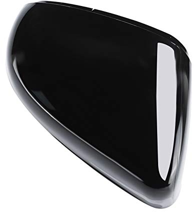Carcasa de espejo retrovisor, cubierta de espejo de coche derecha negra, cubierta de carcasa de espejo, compatible con 6 2009 2012
