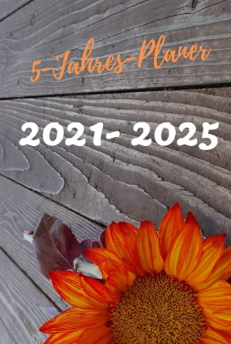 5-Jahres-Planer 2021-2025: Jahresplaner Monatskalender