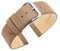 Eichmüller Uhrenarmband Nahtlos Nappaleder Kalbsleder in 10/12/14/16/18/20 mm (Beige, 20 mm)