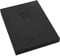 Sellon24® Duschwannen Set Acrylwanne Schwarz mit Siphon Viega und Abdeckplatte Duschtasse Rutschfest Steinoptik Bau-Höhe 12 cm (80x120x12)