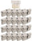 GERCAR Pro 20x Schließzylinder 45/45 gleichschließend Set 20 Profilzylinder inkl. 100 Schlüssel - 90 mm Türschloss Zylinderschloss 20er Zylinder - Länge: 90mm, A:45 B:45 - Messing matt massiv