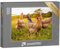 puzzleYOU: Puzzle 1000 Teile „Hühner auf der Wiese“ – aus der Puzzle-Kollektion Hühner & Küken, Bauernhof-Tiere