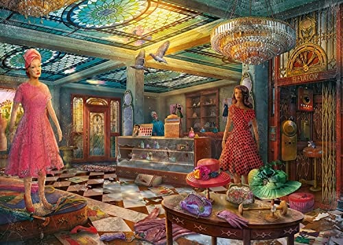 Ravensburger Puzzle 2D 1000 elementów: Opuszczony sklep, Stary Design