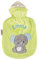 Striefchen® Kinder-Wärmflasche mit Name bestickt Babygeschenk zur Geburt Grün
