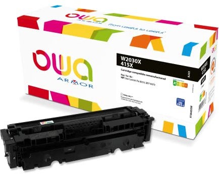 Owa K18645OW Toner für HP W2030X Laserdrucker, 7500, hohe Kapazität, Schwarz