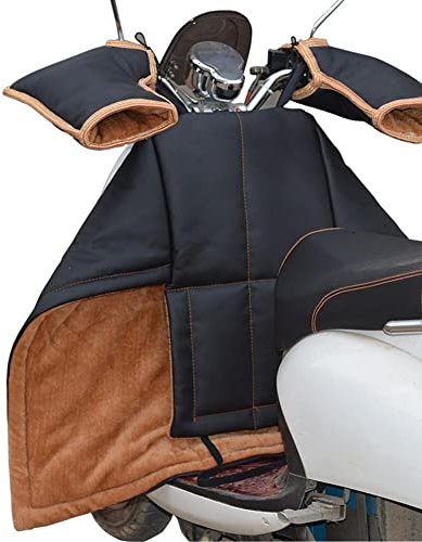 Ericetion Beinabdeckung Für Roller Regenwindkälte Beschützer Knie Motorrad Decke Kniewärmer Beindeckel Winterdecke Mit Griffhülsen