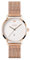 OLEVS Watches for Women Big Face Ultra Thin Rose Gold Mesh Belt Ladies Watches White Dial Stainless Steel Analog Quartz Women's Watch Minimalist Elegant Waterproof with Date Women Watch