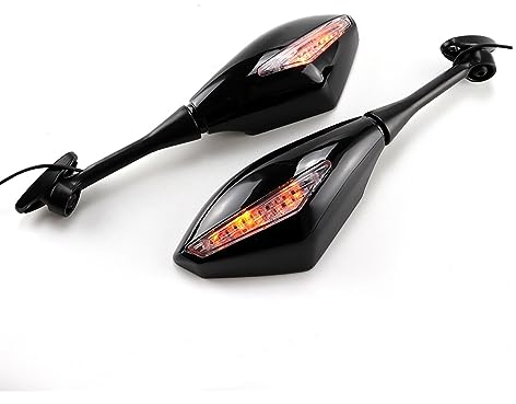 Lenkerendenspiegel Motorrad Motorrad Rückspiegel Blinker Integrierte Spiegel Licht Für CBR600RR Für CBR1000RR Für CBR500R Für CBR300R Für CBR250R