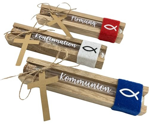 Geld schön verpacken - Geldgeschenk Gutschein Verpackung zur Kommunion, Konfirmation und Firmung, Jugendweihe oder Taufe - Kommunionsgeschenk - Geld verschenken