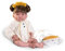 Antonio Juan Puppen für Neugeborene Nica Pferdeschwänze | Puppe mit Strampler und Zubehör | Kollektion 2024 | Freundin zum Spazierengehen | 42 cm - Ref. 33366