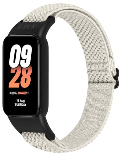 SHIJZWD Cinturino Compatibili con Xiaomi Smart Band 8 Active/Redmi Smart Band 2, Nylon Elastico Cinturini Sport Regolabili Braccialetto Ricambio Compatibili con Xiaomi Redmi Band 2/Band 8 Active