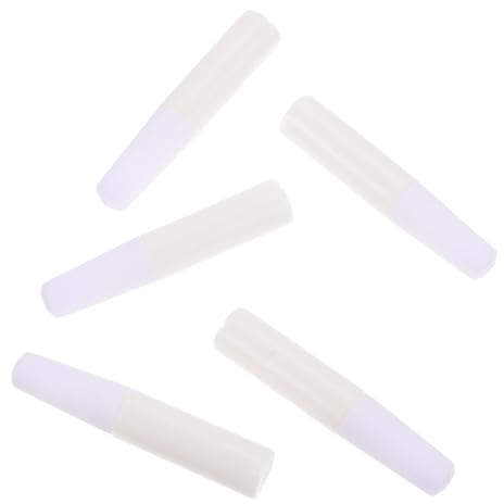 Tofficu 50 Stück Weißer Flüssigkleber 6ml Flasche Wasserlöslicher Multifunktionsklebstoff für Selbstgemacht Bastelarbeiten aus Kunststoff mit Starker Praktikabilität