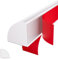 Garniture Murale Autocollante,Plinthe pvc,Moulure Plafond,Moulure Decorative,Moulure Quart de Rond,Moulure Adhesive,Pour les murs,les comptoirs,les sols,les bords d'armoires.(blanc)