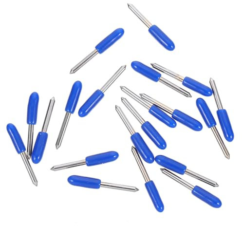 Tofficu 20pièces Lames De Découpe pour Machines à Lettrage Outils De Découpe Compatible avec Divers Matériaux Design pour Vinyle Et Film Réfléchissant