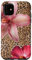 Hülle für iPhone 11 Rosa Blumen auf Gepard Y2K Leopard Sommerdruck