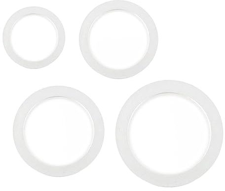 OKUMEYR 5pcs Silicone Sealing Rings Replacement Ring Kitchen Supplies Silicone Gasket for Bottle Container Nine Servings Pattern