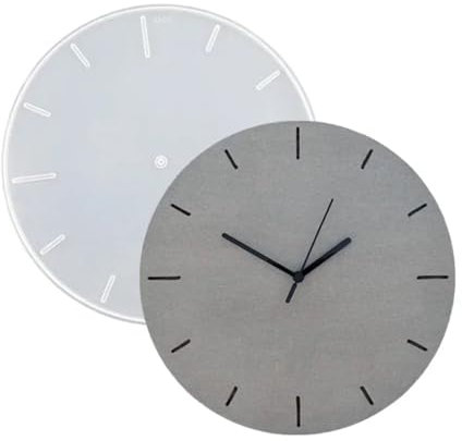 Aqxyedc Betonuhr Silikonformen Home Wanddekoration Mechanischer Kern Uhr Epoxidharzform Rom Zahlen Digitale Indexzifferblattform wanglan(01 S)