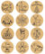 120 Stück 4cm Frohe Weihnachten Aufkleber Selbstklebend Weihnachtsaufkleber Weihnachtssticker Dekosticker Party Sticker Geschenk Etiketten Geschenkaufkleber für Geschenkbeutel Candy Box (Schwarz)