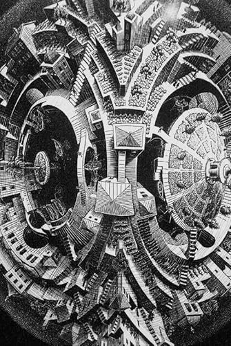 CYQFEZ Puzzle 1000 Teilen M C Eschers Artwork Posters Reproduction Toys Adult Decompression Game Kw204Tp