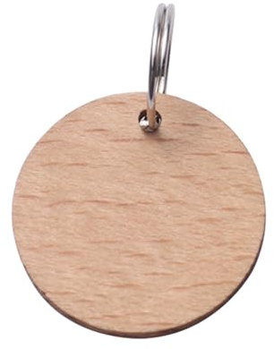 Nishiyuenyi Leere Hundemarke für DIY Projekte, Personalisierte Haustiermarke, Bastelbedarf, Anhänger, Dekoration, Rund 3x3x0,2cm