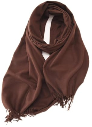 KARMA.DIEM Schal Damen Herren XXL 180x65 cm Cashmere Merino Touch weich leicht groß Stola Halstuch Schultertuch Wrap Pashmina Oversize Unisex