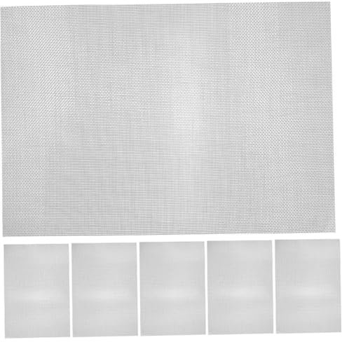 HOMSFOU 6stücke Teiliges Edelstahl Drahtgeflecht Mesh Rostfreies Metallgitter Für Projekte Fenster Ventilation Garten Und Filteranwendungen