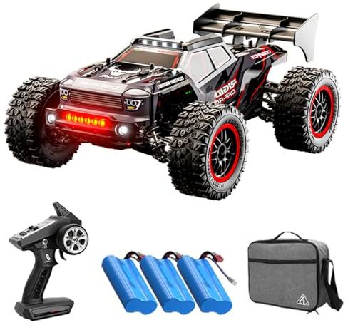 Teeggi 80km/h Ferngesteuertes Auto Für Erwachsene, 1/16 Off Road Race Buggy mit Tragetasche, 4WD Bürstenloser Motor RC Truck, Offroad Drift Wettkampf