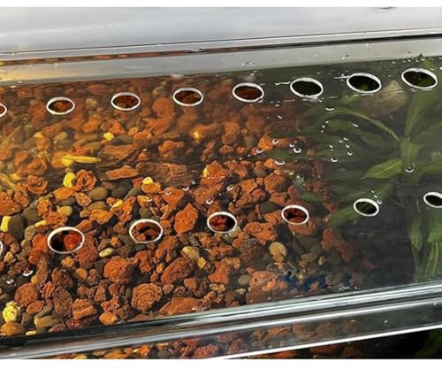 Rygcrud Maßgefertigter Terrariumdeckel Aquariumabdeckung, Sprungschutz Für Aquarien, Katzensichere Abdeckung Mit Belüftungsloch, Zuschneidbar(120x50x2.5cm)