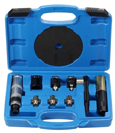 FLASHEVER Wheel Lock Nut Remover Kit Cr-Mo Twist Socket Extractor | For Damaged Rounded & Stripped Locking Wheel Nuts, Anti-Theft Removal, Universal Lug Nut Tool, Steel, Auto Repair Set