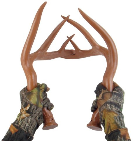 Primos Hunting Fightin' Horns Rattle Call, Realistic Antler-Simulating Sounds for Effective Big Buck Attraction