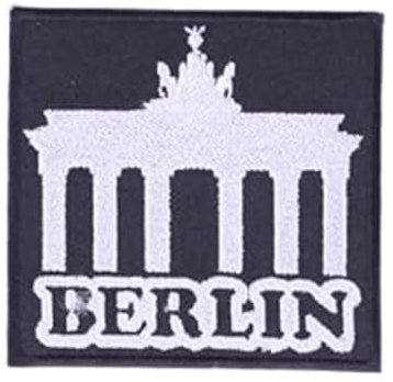 Aufnäher Patch Bügelbild Symbol Berlin Teilung/Wiedevereinigung Brandenburger Tor
