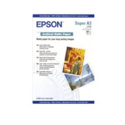Inkjetpapier 50BL matt EPSON C13S041340 192g A3+ 0010343830059