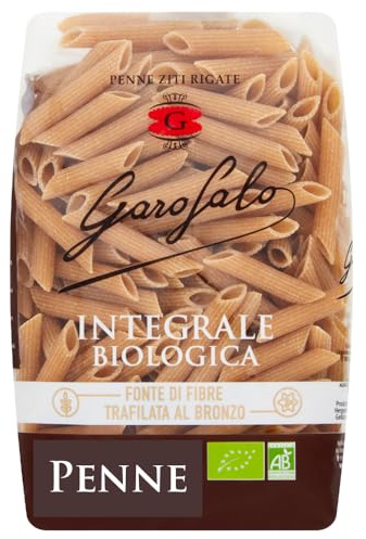 Garofalo Wholewheat Organic Penne Italian Pasta, 500g (Pack of 1)