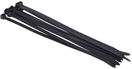 Phobya Kabelbinder Twist Tail8482 schwarz 4,7x180mm 10St. Modding Kabelbinder