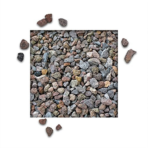 Kieskönig 10 kg Lava Splitt Pflanzgranulat Schneckenschutz Lavastein Lavasteine Aquarium Dachbegrünung Lavagranulat Körnung 8/16 mm