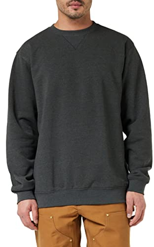 Carhartt, Herren, Weites, mittelschweres Sweatshirt mit Rundhalsausschnitt, Anthrazit meliert, L