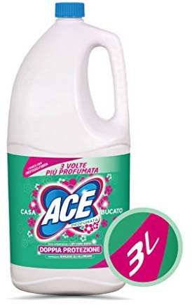 3 X Ace Cand eggina profumato 3 LT biancheria da casa e textilble Ich Medio candeggina