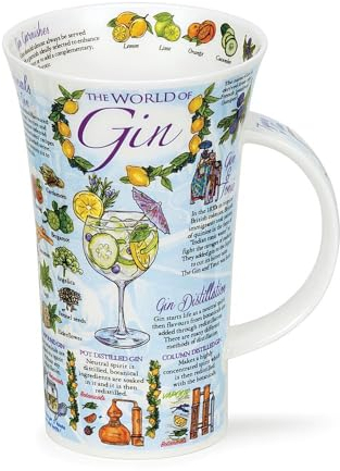Dunoon Bone China Mug World of Gin Mug Glencoe Made in England