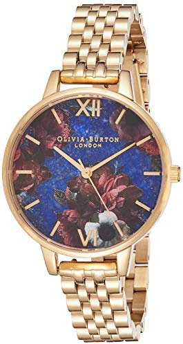 Olivia Burton DamenArmbanduhr Analog Quarz Edelstahl OB16SP13
