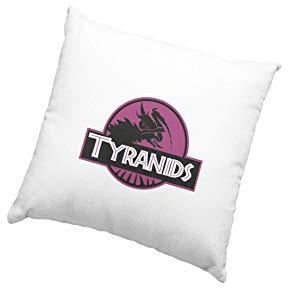 Jurassic Tyranid Tischspielkissen Gamer Nerd Geek 30 x 30 cm