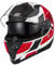 ORIGINE Integral-Helm Full-Face Motorrad-Helm ECE mit Visier (Advanced red-White MATT, L)