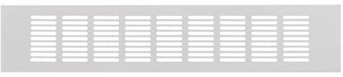 80x400mm Aluminium Weiß Lüftungsgitter Gitter für Belüftung - Abluftgitter - Alu-gitter