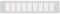 80x400mm Rectangular Rejilla de Ventilación de Aluminio, Blanco