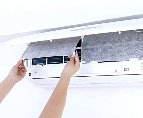 SYXL 2PC Filtro Aria Condizionata, Aria Condizionata Uscita Vento Copertura di Protezione Antipolvere Filtro Aria Autoadesiva Fai da Te, Ottimi Accessori