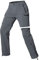 Cycorld Damen-Wanderhose-Zip-Off-Trekkinghose, Atmungsaktiv Wanderhose Damen Schnell Stretch Trekkinghose Abnehmbar Zip Off Outdoorhose Sommer Hiking Pants Funktionshose (Hellgrau, M)
