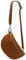 SH Leder ® echt Leder Hüfttasche Damen Herren Unisex Gürteltasche für Festival Reise Bauchtasche große Crossbody Bag Frauen Ledertasche 30x18cm Lala G399 (Cognac)