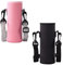 TSHAOUN 2 Stück Wasserflaschenhüllen, 8 × 23cm Große Tragetasche für Wasserflaschen Sport-Wasserflaschenabdeckung Isolierbeutel für Wasserflaschen für Sport, Wandern, Reisen, Campus (Schwarz, Rosa)